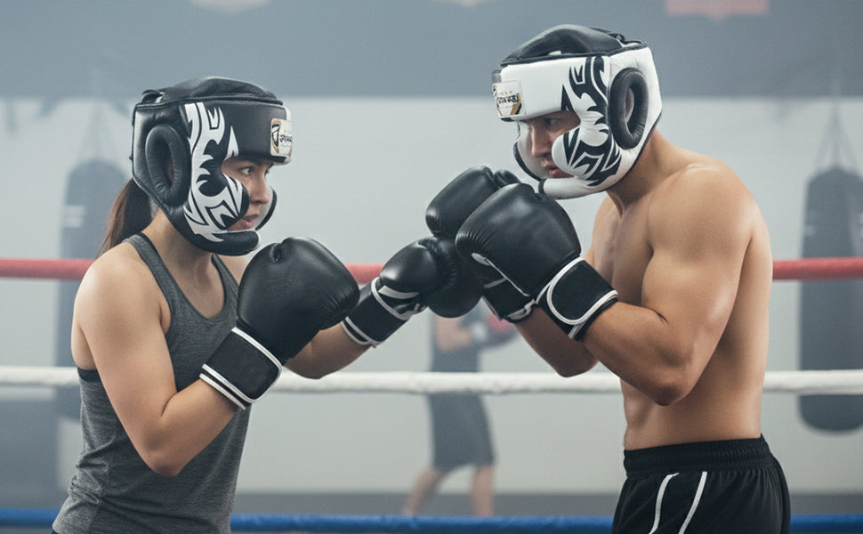 Farabi Boxing Head Guard MMA Helmet Protector - gallery image