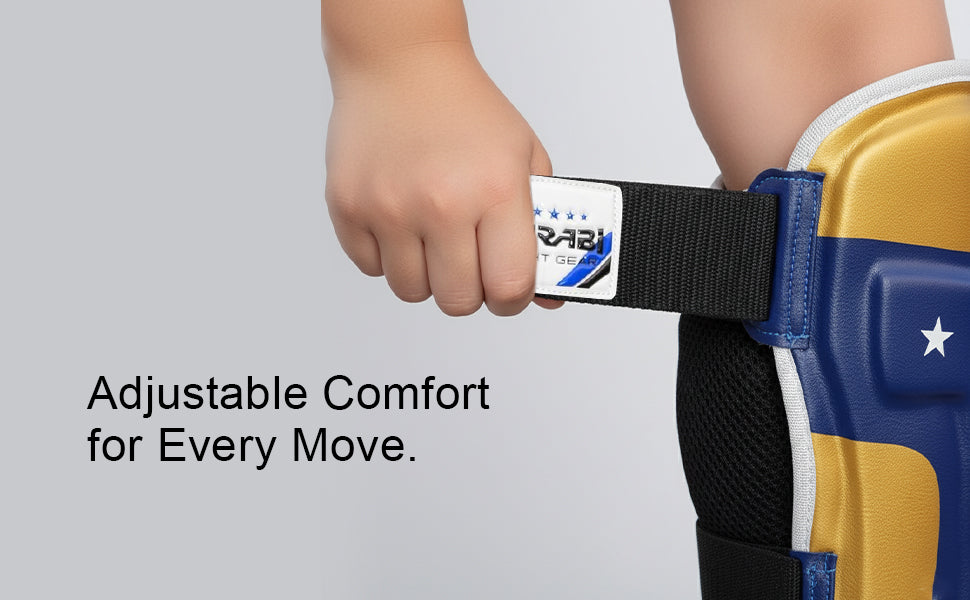 Farabi Kids T-Tech Shin Guards – MMA, Kickboxing & Leg Protection - gallery image