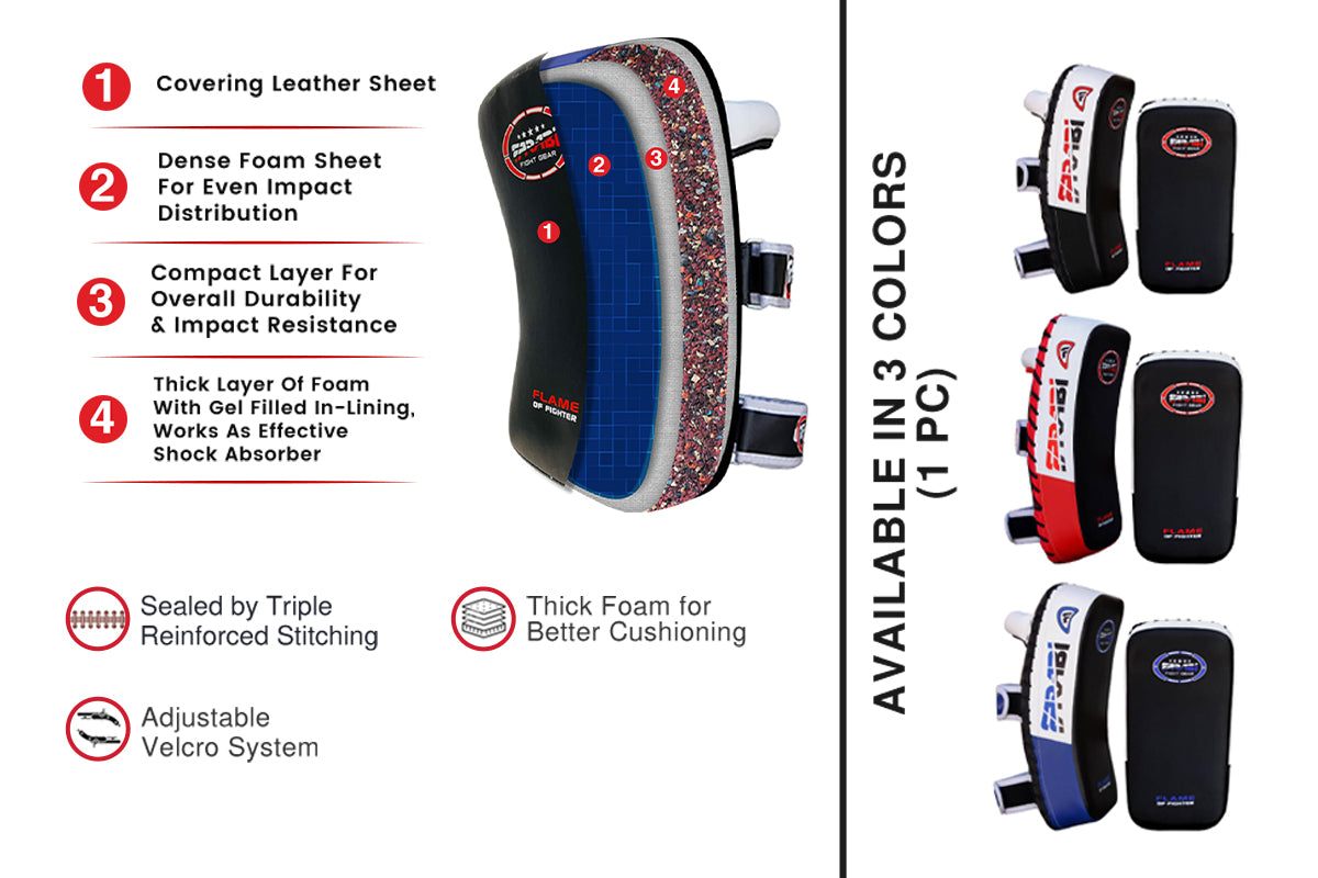 Farabi Sports Muay Thai Pad Flame - 1 Unit - gallery image