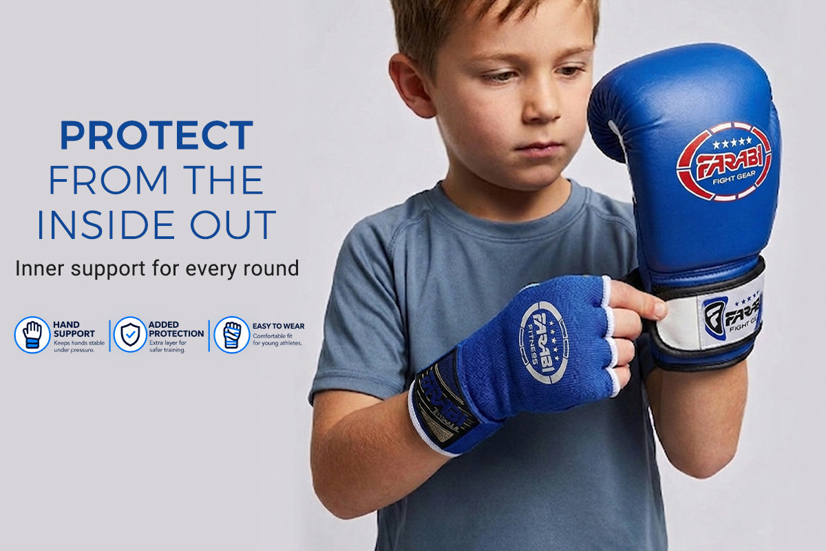 Farabi Kids Boxing Inner Gloves - gallery image