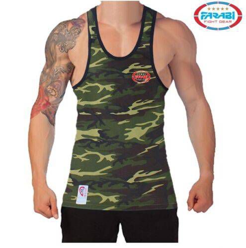 FARABI MEN'S SINGLETS COTTON SING 1 GYM TRAINING