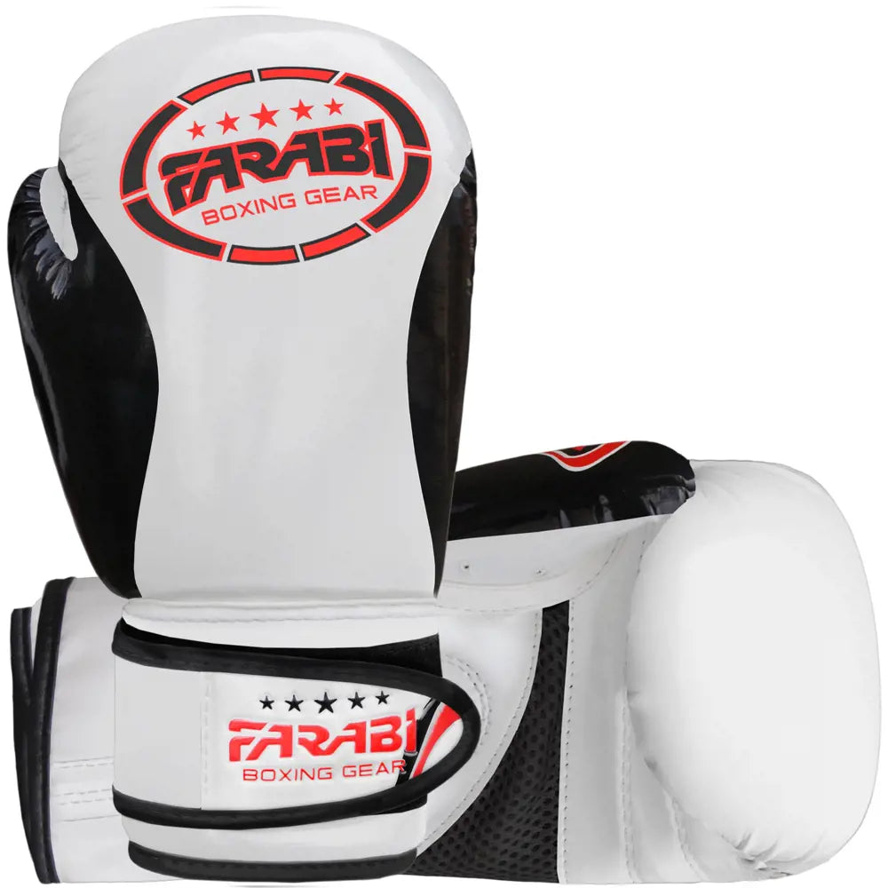 Farabi Kids Boxing Gloves Shiny Champ Training Gloves 2oz 4oz 6oz 8oz for 3-14 Year