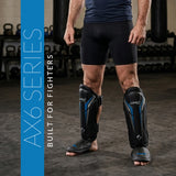 Farabi Combat Shin Pads – Adults Synthetic Leather, Lightweight & Protective