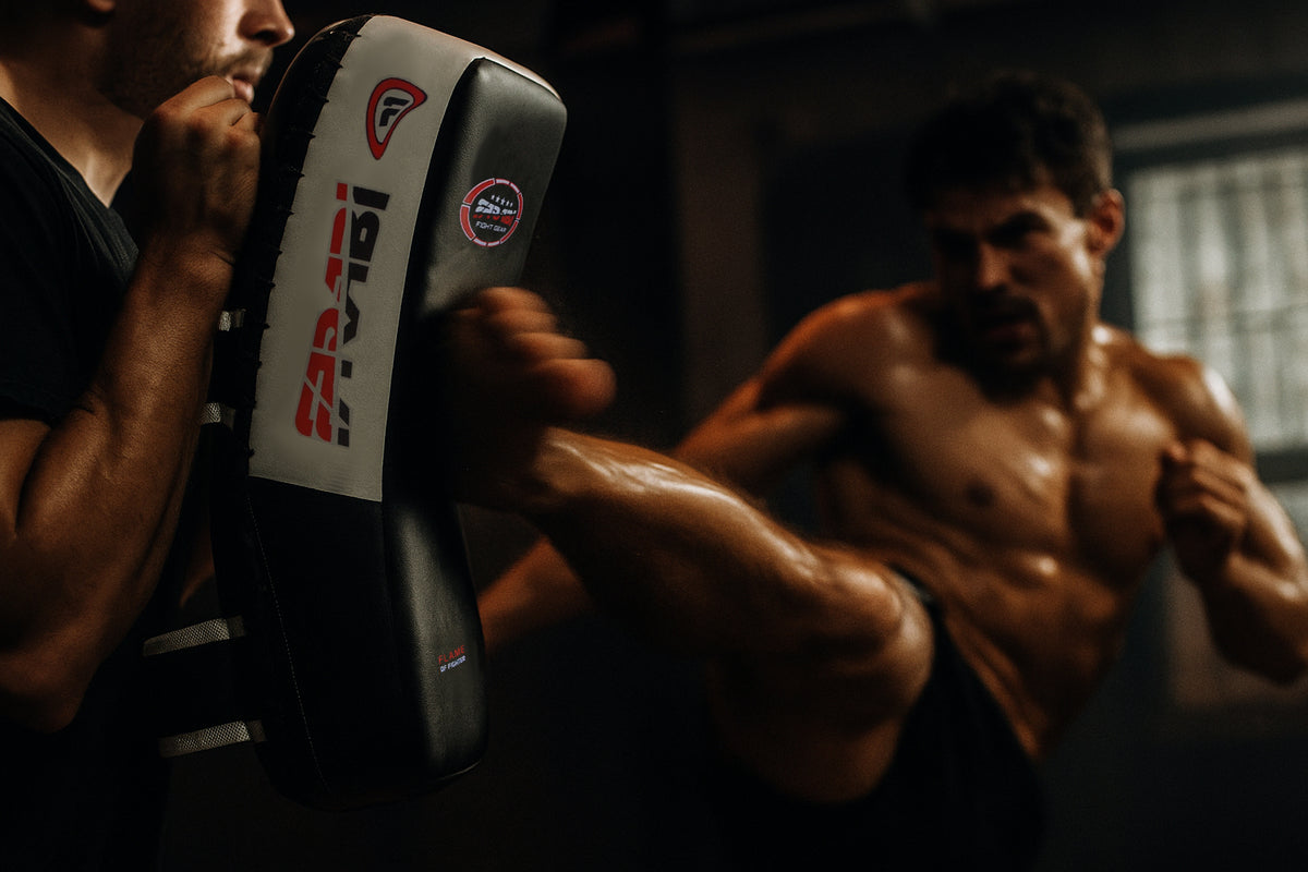 Farabi Sports Muay Thai Pad Flame - 1 Pad Only - gallery image